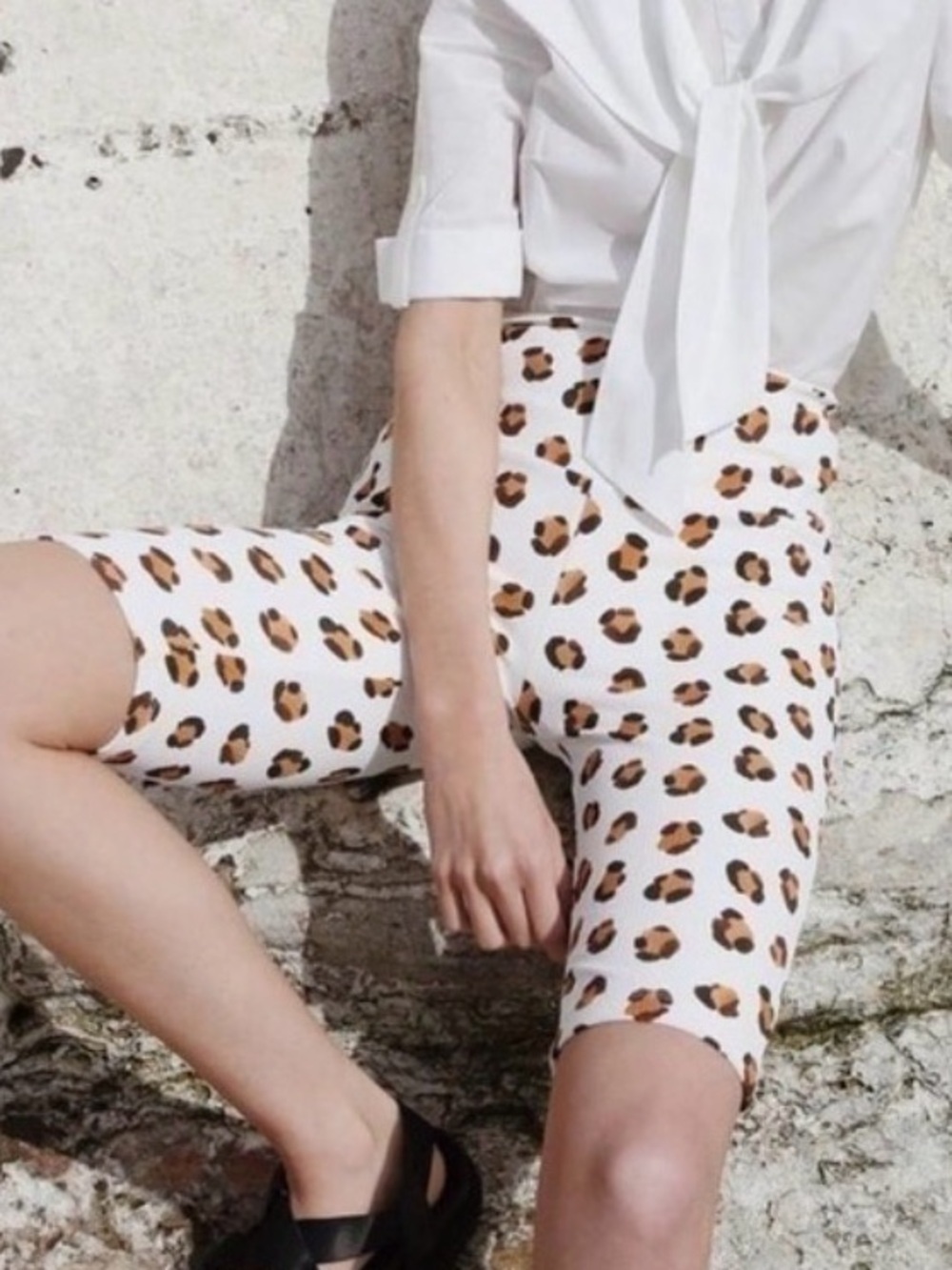 Marysia Crosby Shorts in Leopard Print